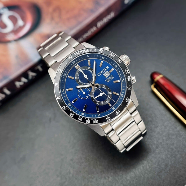 Citizen AN3600 - 59L Quartz Chronograph Men's Watch - Zamana.pk