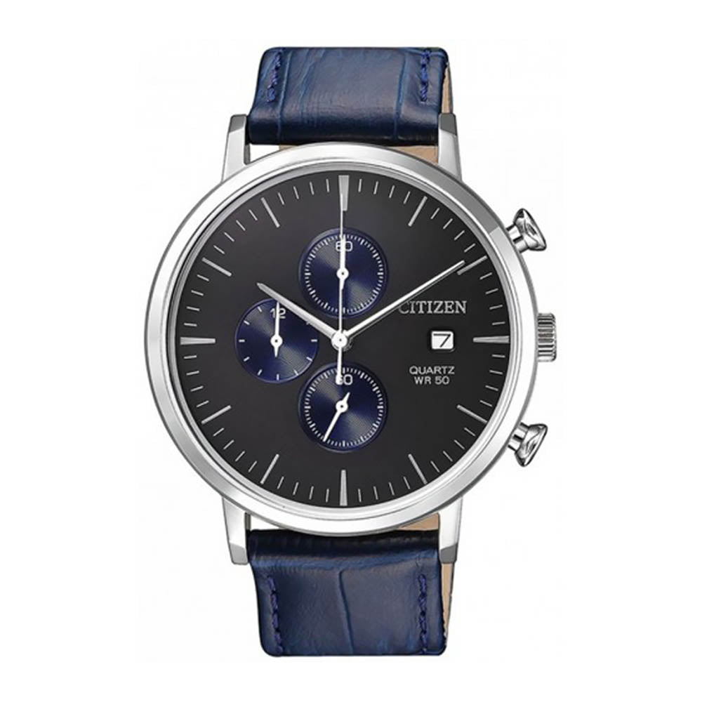 Citizen AN3610 - 04H - Chronograph Quartz Analog Blue Dial Men's Watch - Zamana.pk Main image