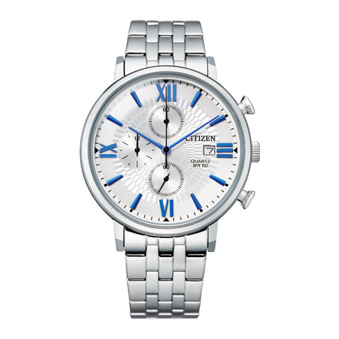Citizen - AN3610 - 71A - Quartz Chronograph Stainless Steel Watch For Men - Zamana.pk