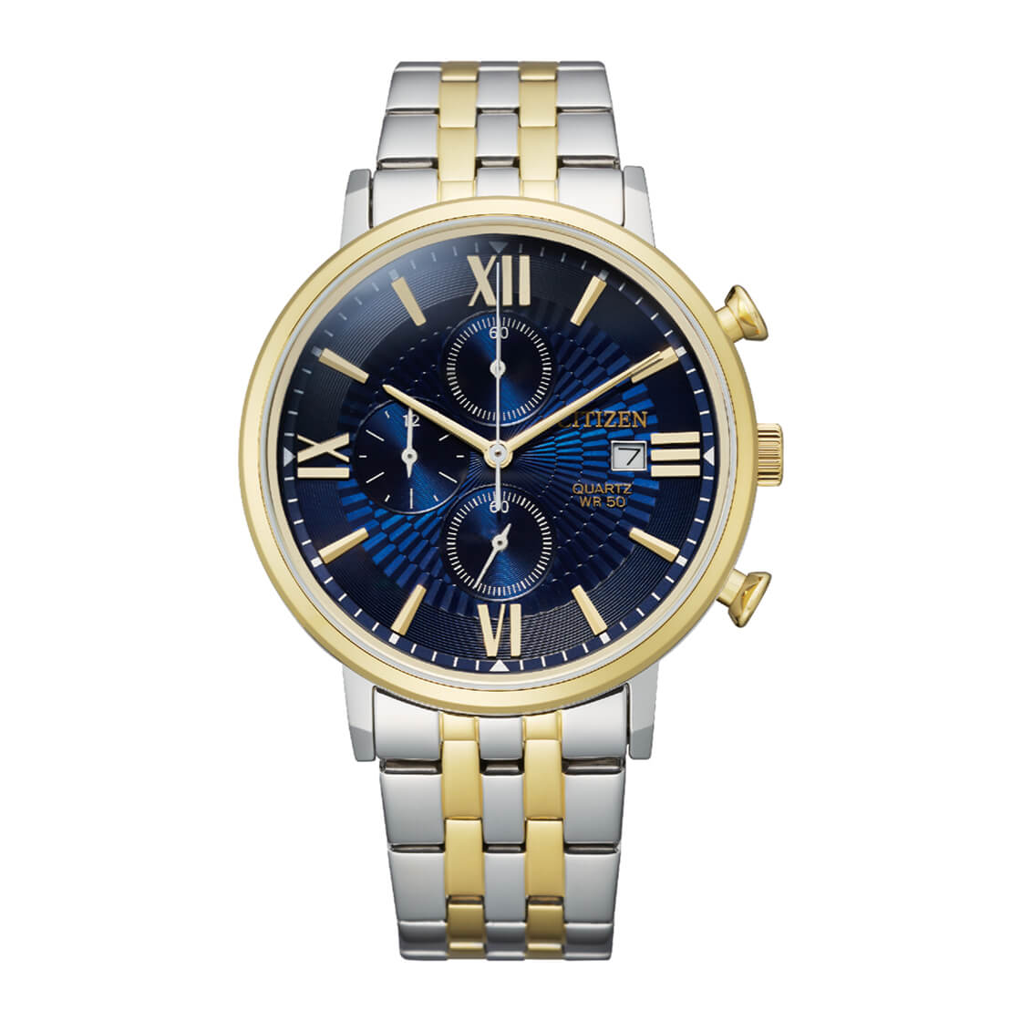 Citizen - AN3616 - 75L - Quartz Chronograph Stainless Steel Watch For Men - Zamana.pk Main image