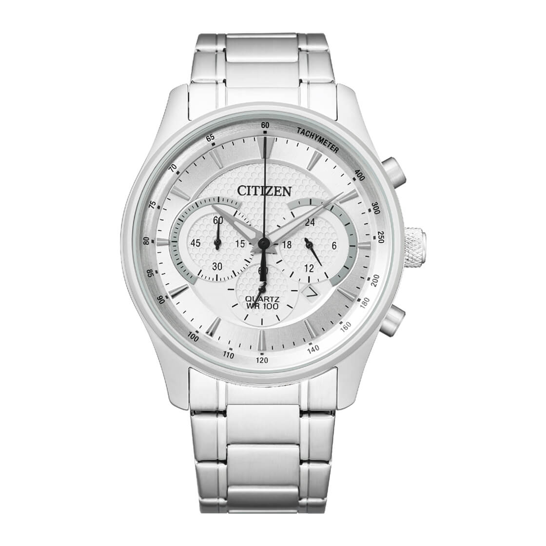 Citizen - AN8190 - 51A - Quartz Chronograph Stainless Steel Watch For Men - Zamana.pk Main image