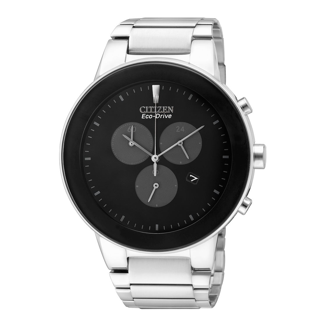 Citizen - AT2240 - 51E - Eco Drive Chronograph Watch For Men - Zamana.pk