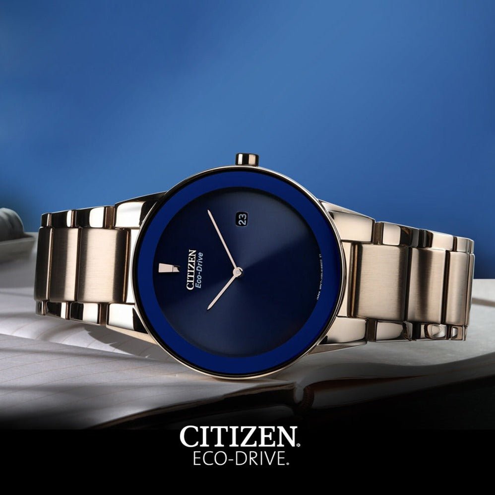 Citizen - AU1064 - 85L - Eco drive Stainless Steel Watch For Men - Zamana.pk Main image