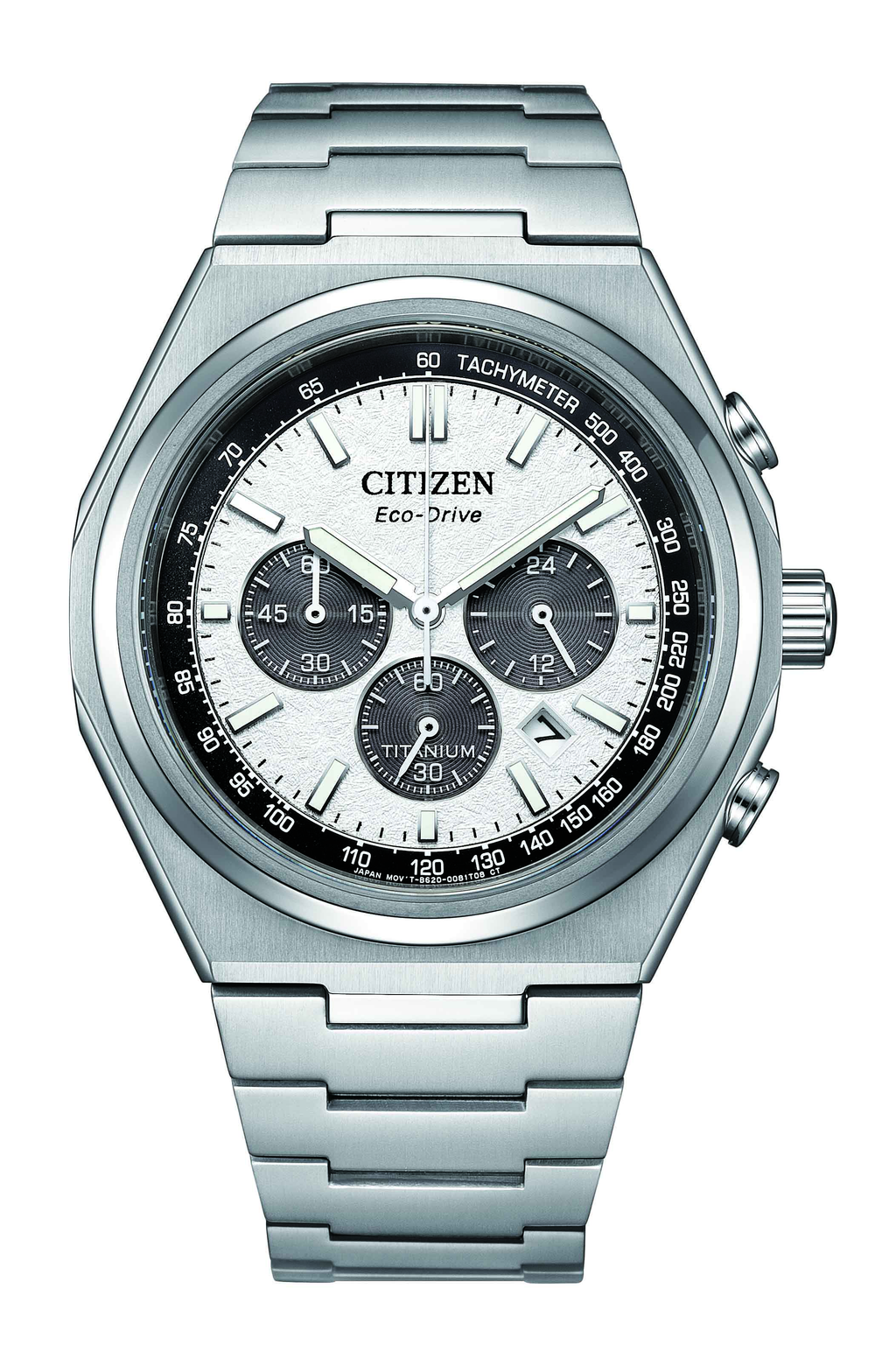CITIZEN CA4610-85A Super Titanium Bracelet & Clasp Detail - Zamana