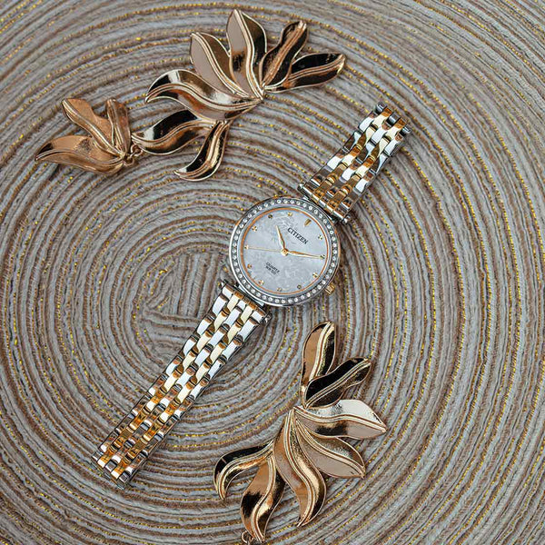 Citizen - ER0214 - 54D - Quartz Stainless Steel Watch For Women - Zamana.pk