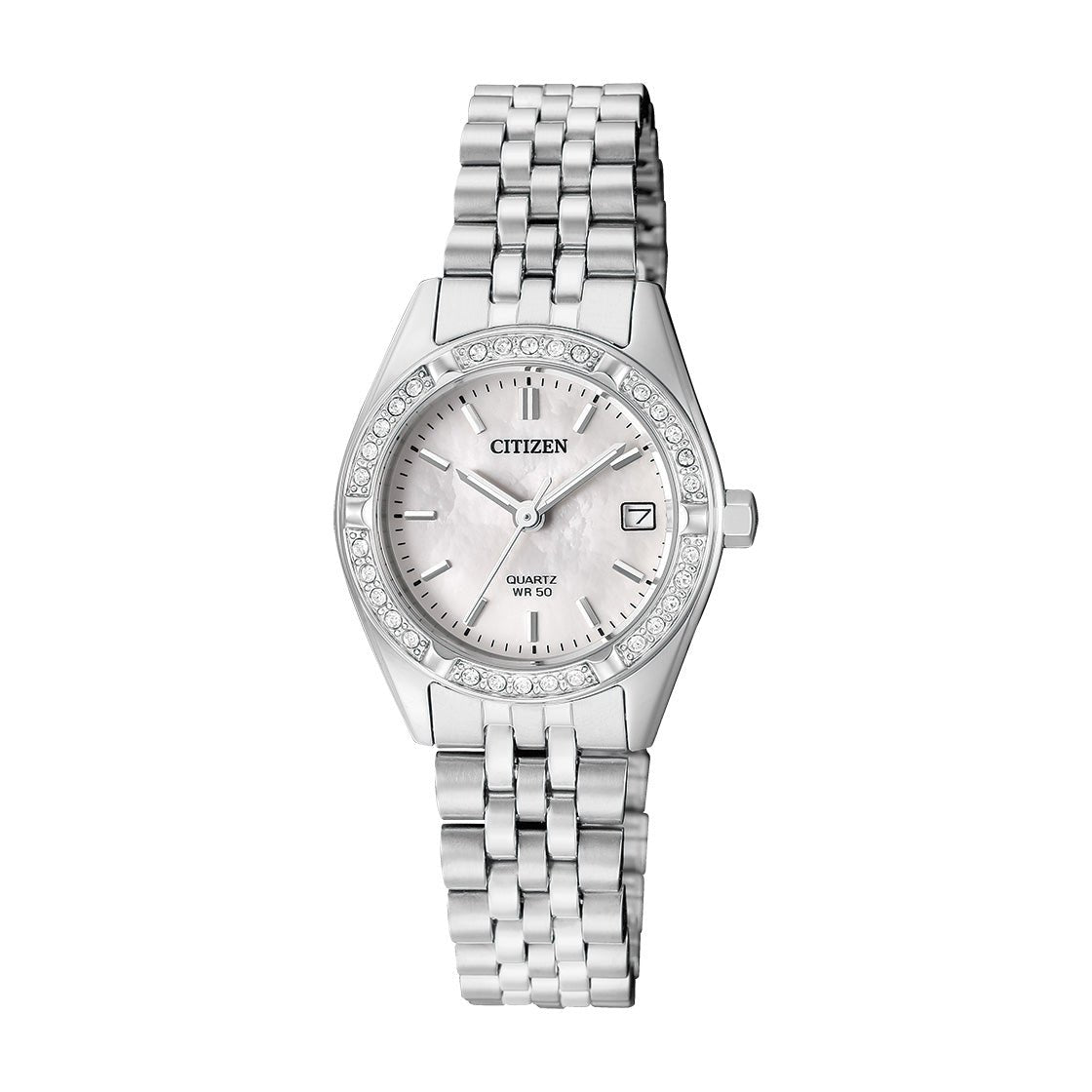 Citizen - EU6060 - 55D - Quartz Stainless Steel Watch For Women - Zamana.pk Main image