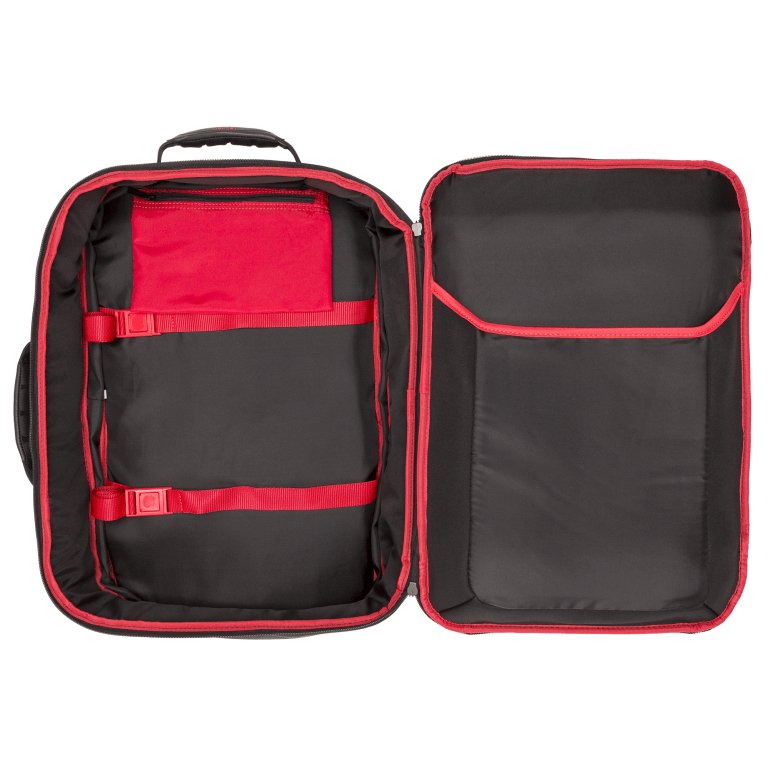 DELSEY MONTSOURIS 55cm Expandable 2 in 1 Cabin Bag- Backpack – Black Secondary image