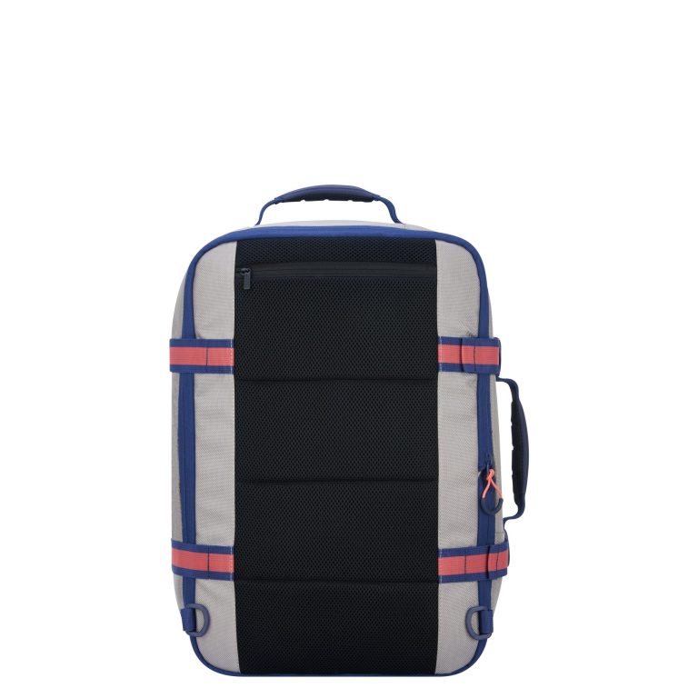 DELSEY MONTSOURIS 55cm Expandable 2 in 1 Cabin Bag- Backpack – Silver Secondary image