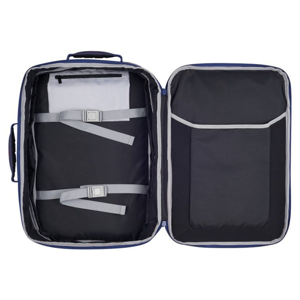 DELSEY MONTSOURIS 55cm Expandable 2 in 1 Cabin Bag - Backpack – Silver - Zamana.pk