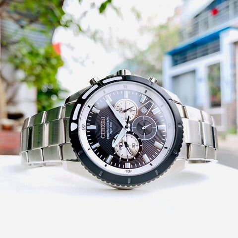 CITIZEN AN8011-52E QUARTZ CHRONOGRAPH Stainless Steel Men's Watch