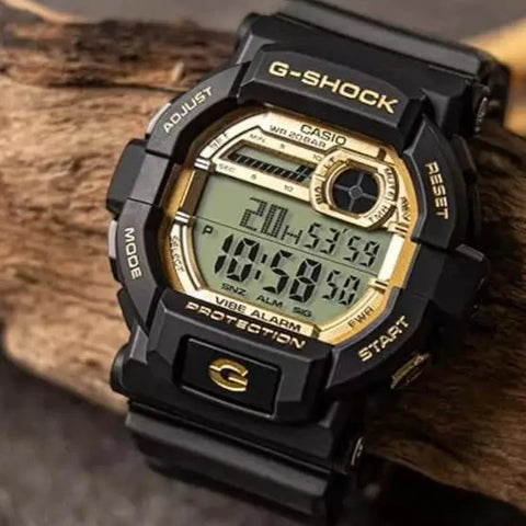 G-Shock GD-350GB-1 Men's Black Resin Band Digital Sport Watch