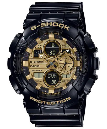 GA - 140GB - 1A1 Casio G - Shock Mens Analog - Digital Yellow Sport Quartz Casio - Zamana.pk Main image