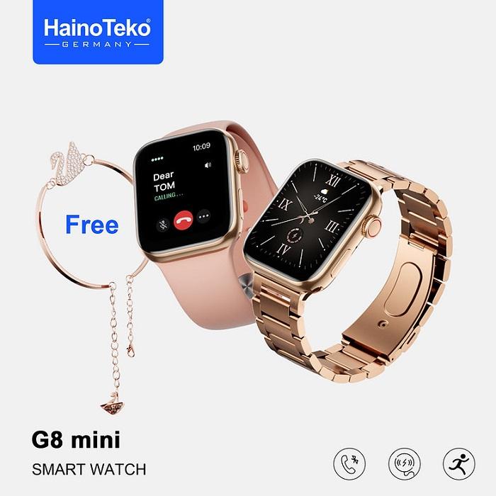 HainoTeko G8 Mini Smart Watch 41MM With Bracelet - Zamana.pk