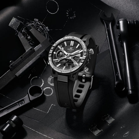 Casio Edifice – ECB-10TP-1ADF Men's watch, Bluetooth, LED Light