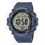 Casio AE-1500WH-2AVDF blue digital sports watch with large LCD display and resin strap