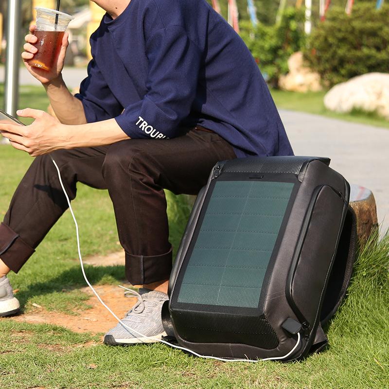 Kingsons Beam Backpack - The Most Advanced Solar Power Backpack - Waterproof, Anti - Theft Laptop Bag - Zamana.pk