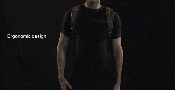 Kingsons Beam Backpack - The Most Advanced Solar Power Backpack - Waterproof, Anti - Theft Laptop Bag - Zamana.pk