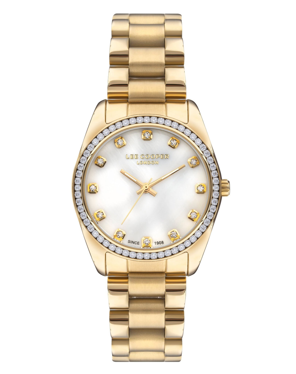 Lee Cooper LC07478.220 Women's Super Metal Gold Watch - Zamana.pk Main image