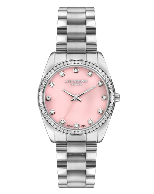 Lee Cooper LC07478.380 Women's Super Metal Silver Watch - Zamana.pk