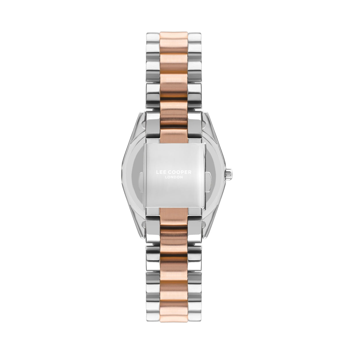 Lee Cooper LC07478.540 Women's Super Metal Silver/Rose Gold Watch - Zamana.pk