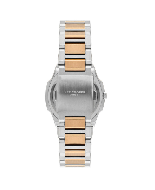 Lee Cooper LC07619.520 Ladies Super Metal Silver/Rose Gold Watch - Zamana.pk