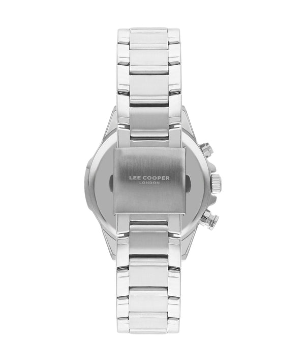 Lee Cooper LC07801.330 Men's Super Metal Silver Multifunction Watch - Zamana.pk