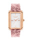 Lee Cooper LC07803.438 Women's Super Metal Rose Gold Leather Watch - Zamana.pk