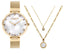 Lee Cooper LC07806.120 Women's Super Metal Gold Mesh Watch - Zamana.pk