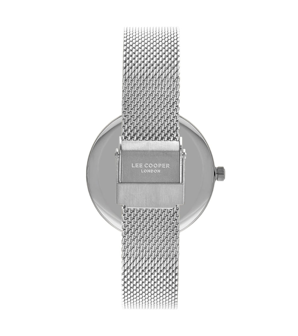 Lee Cooper LC07806.380 Women's Super Metal Silver Mesh Watch - Zamana.pk