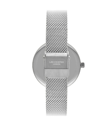 Lee Cooper LC07806.390 Women's Super Metal Silver Mesh Watch - Zamana.pk