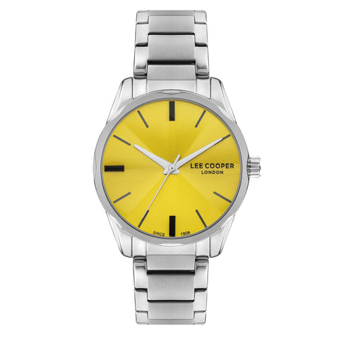 Lee Cooper LC07808.310 Men's Super Metal Silver Watch - Zamana.pk