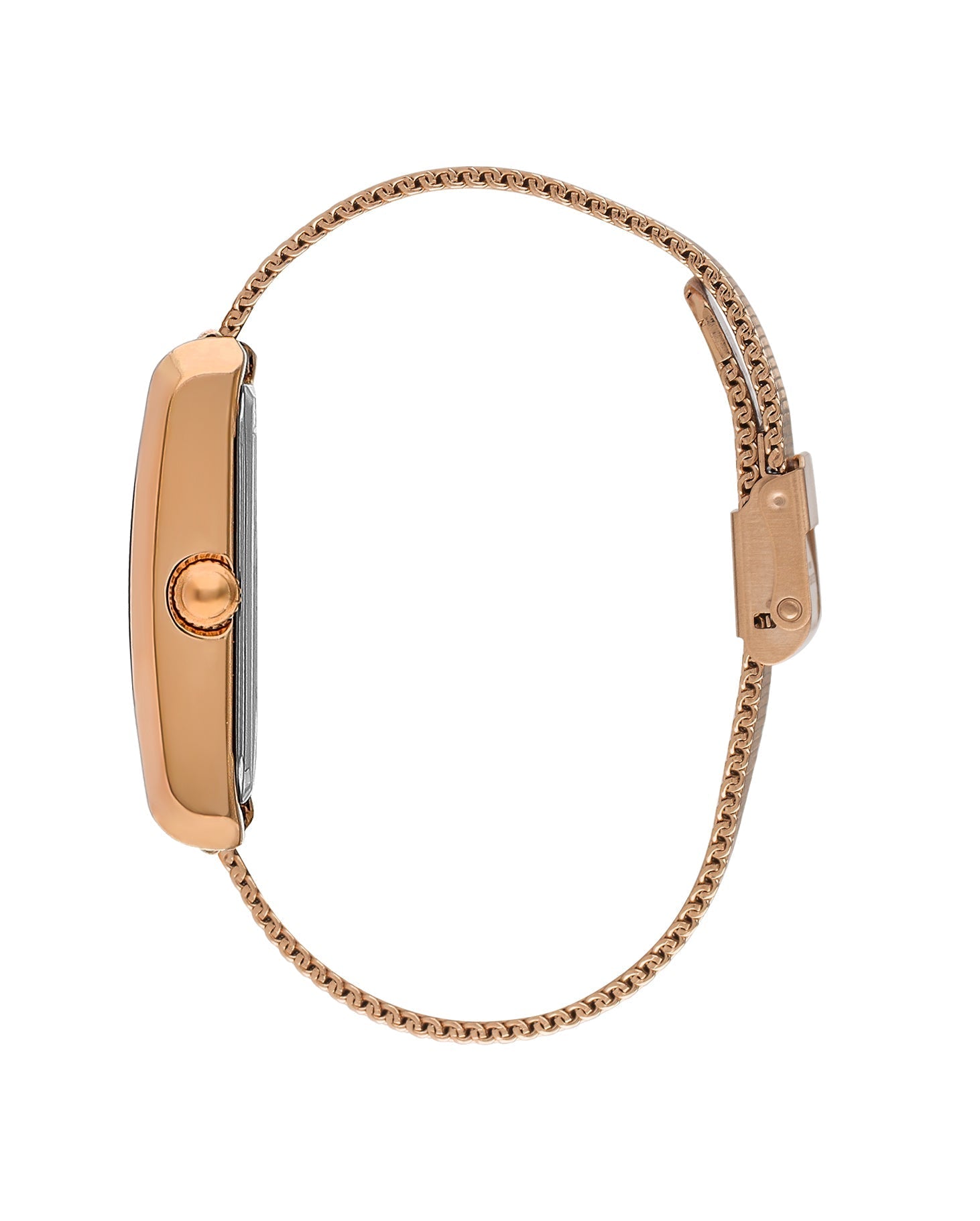 Lee Cooper LC07809.450 Women's Super Metal Rose Gold Mesh Watch - Zamana.pk