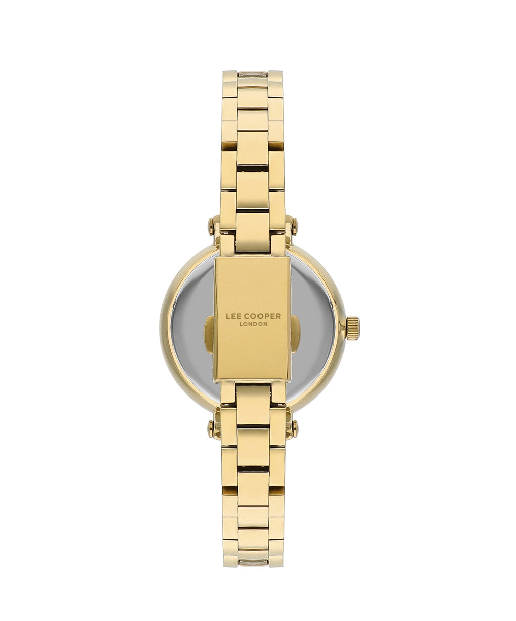 Lee Cooper LC07813.120 Women's Super Metal Gold Watch - Zamana.pk