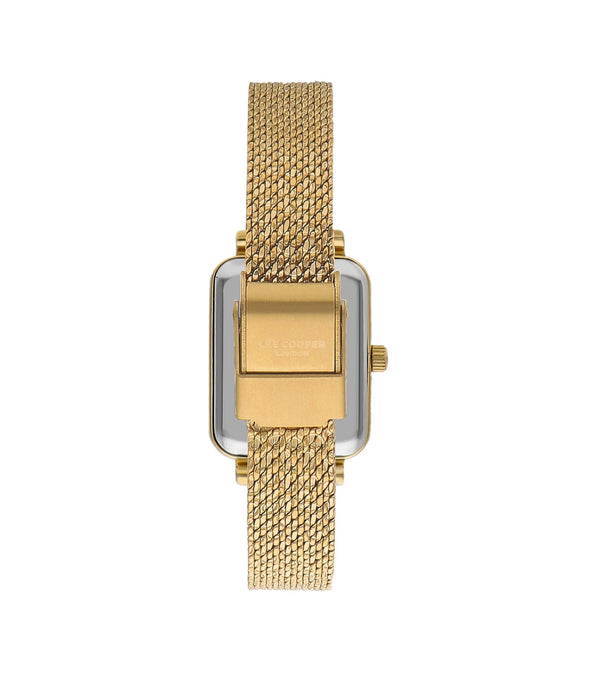 Lee Cooper LC07815.170 Women's Super Metal Gold Mesh Watch - Zamana.pk