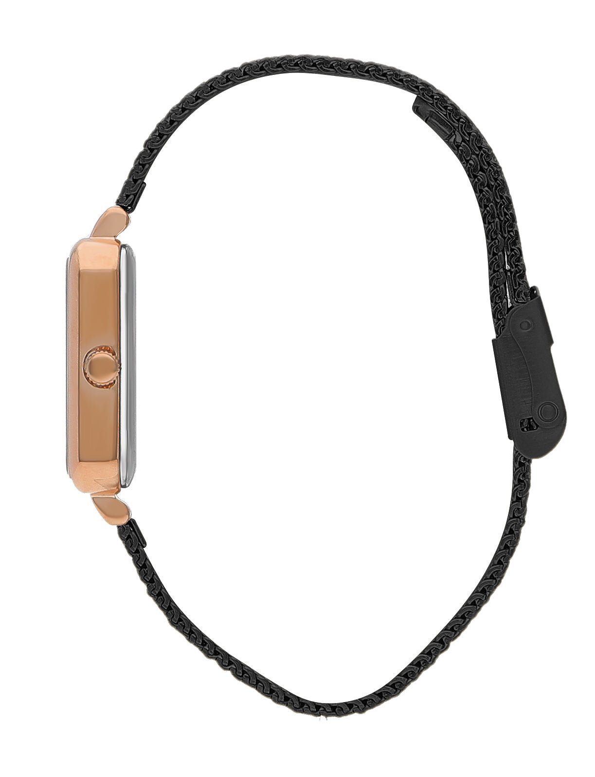 Lee Cooper LC07815.450 Women's Super Metal Rose Gold Mesh Watch Secondary image