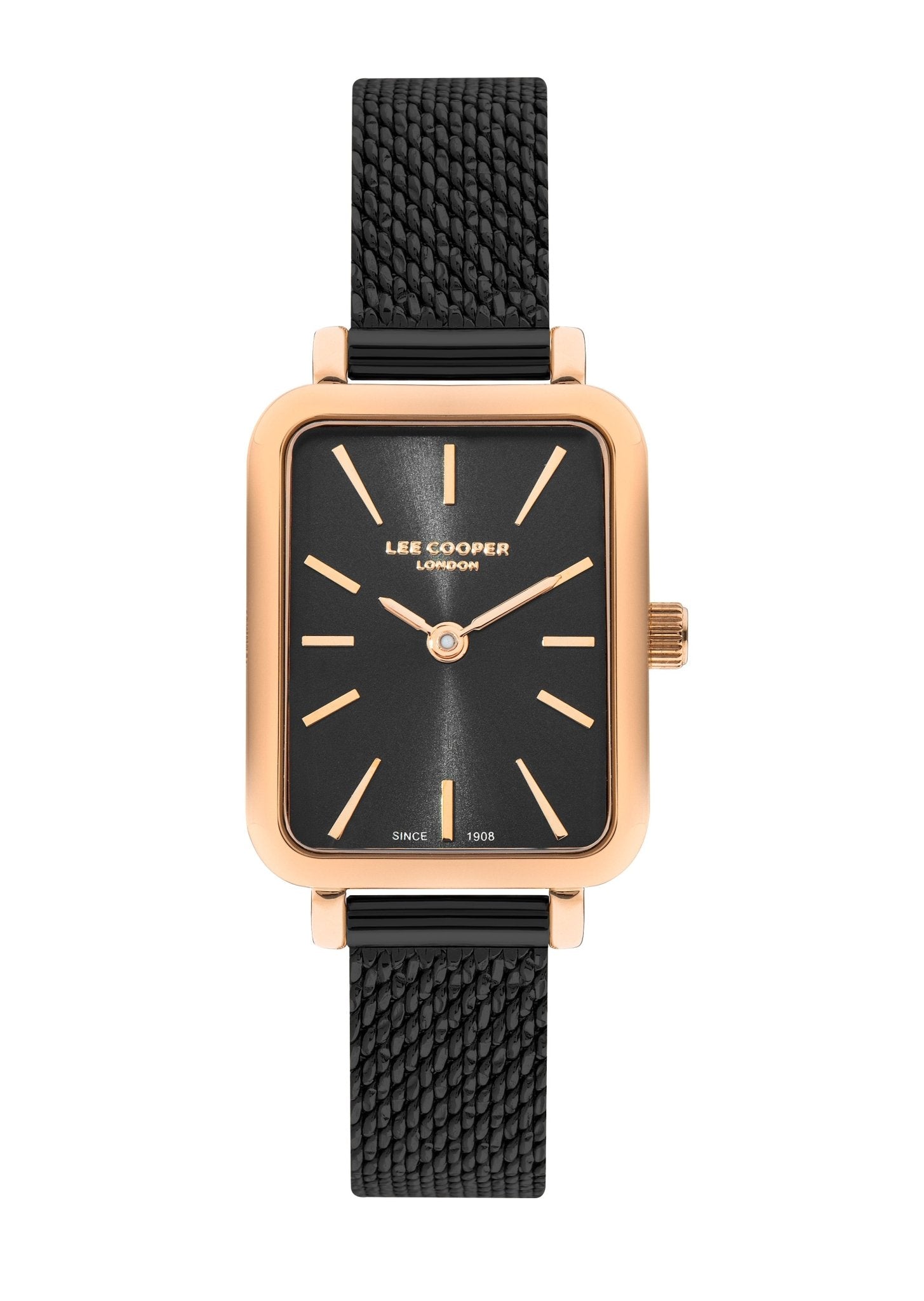 Lee Cooper LC07815.450 Women's Super Metal Rose Gold Mesh Watch - Zamana.pk Main image