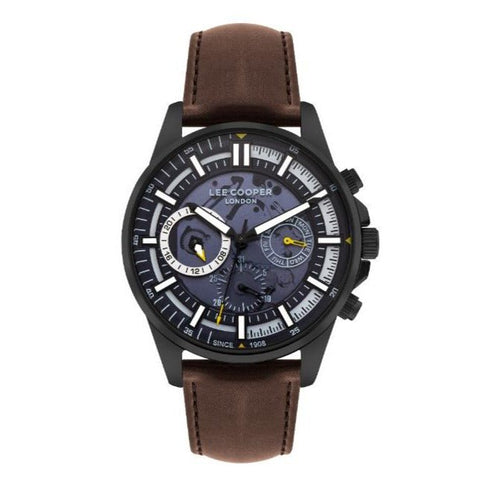 Lee Cooper LC07816.694 Men's Super Metal Black Multifunction Watch - Zamana.pk