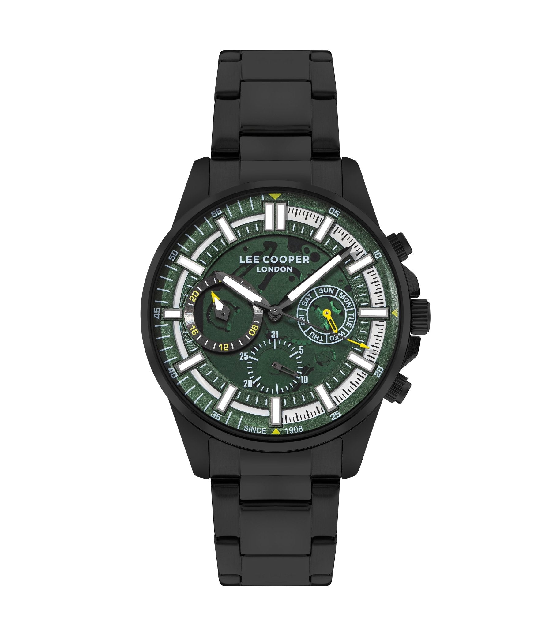 Lee Cooper LC07817.670 Men's Super Metal Gun Multifunction Watch - Zamana.pk