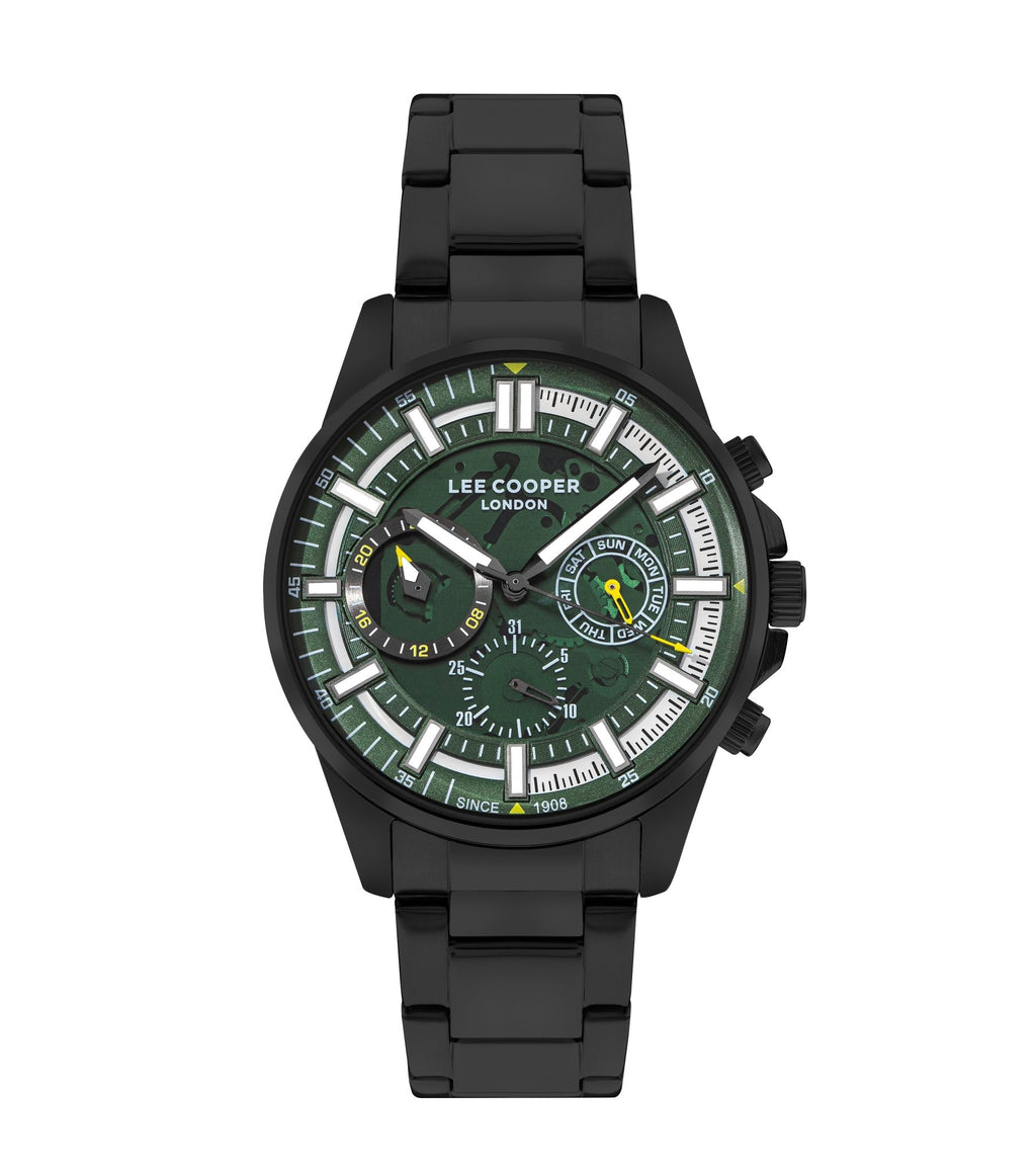 Lee Cooper LC07817.670 Men's Super Metal Gun Multifunction Watch - Zamana.pk