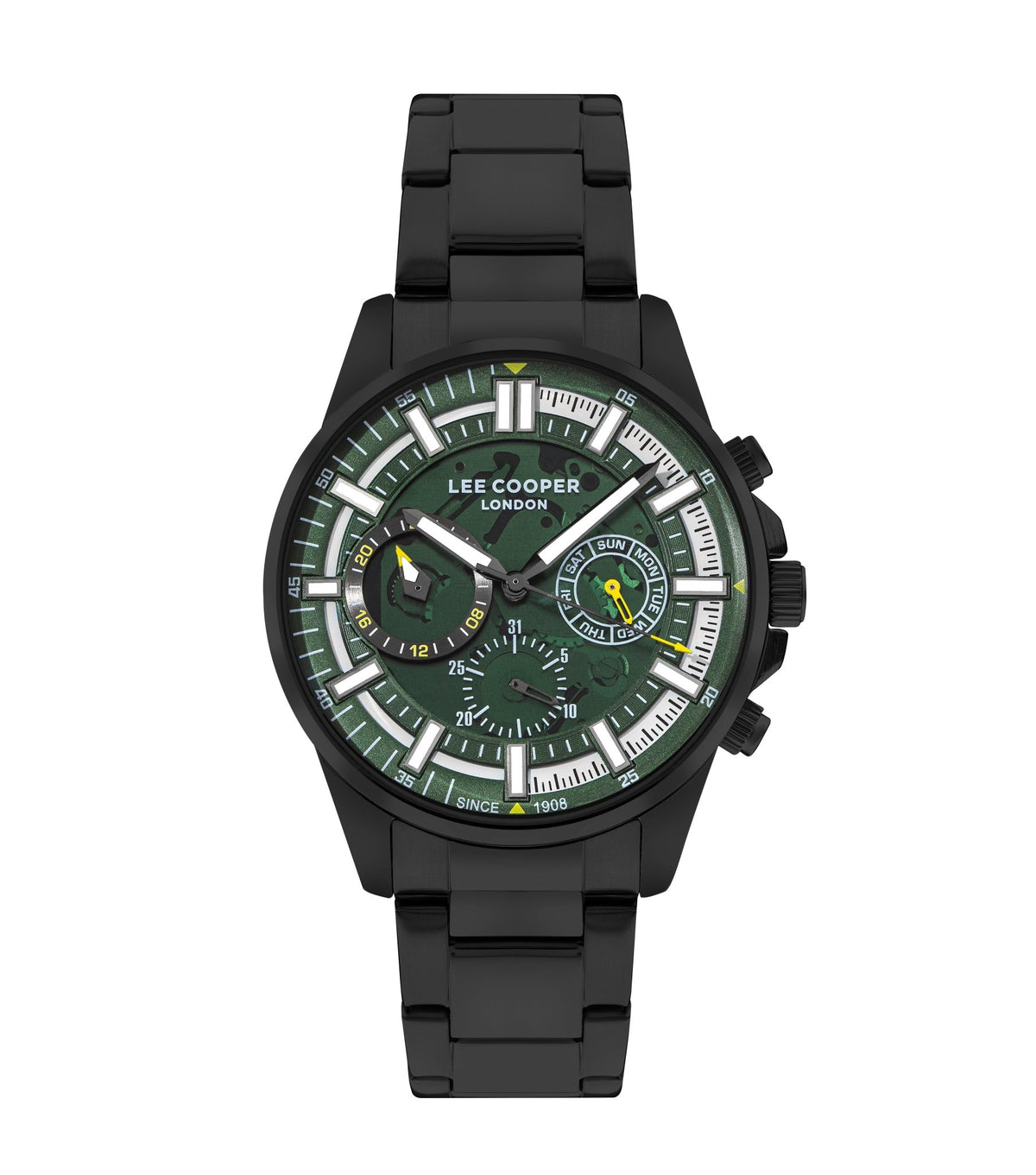 Lee Cooper LC07817.670 Men's Super Metal Gun Multifunction Watch - Zamana.pk