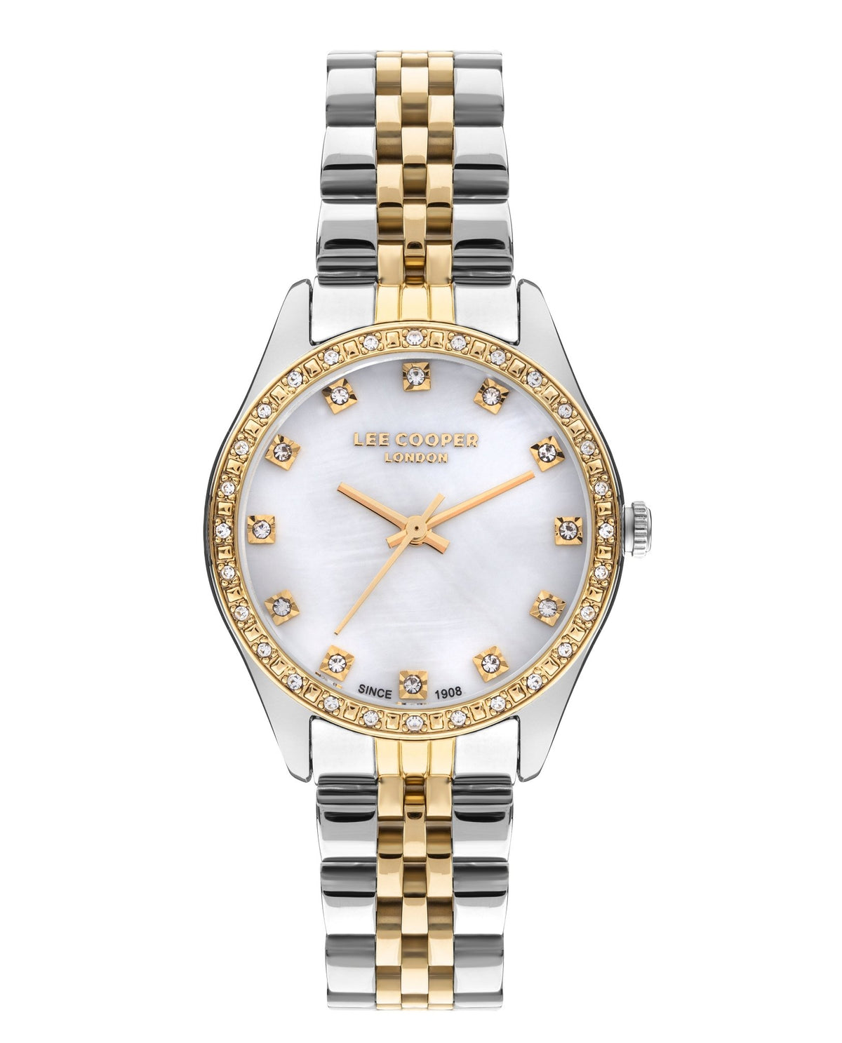 Lee Cooper LC07818.220 Women's Super Metal Silver/Gold Watch - Zamana.pk Main image