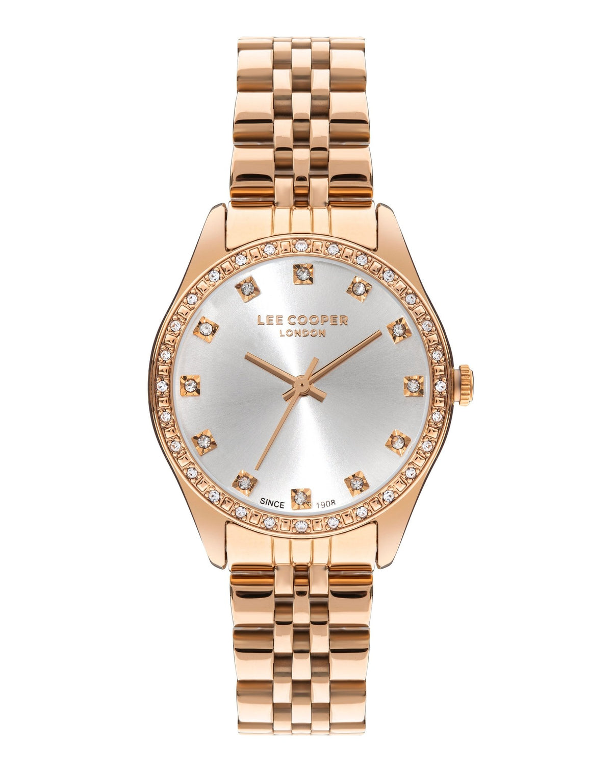 Lee Cooper LC07818.430 Women's Super Metal Rose Gold Watch - Zamana.pk