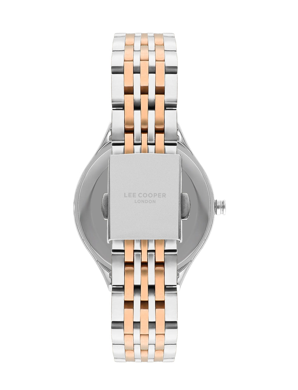 Lee Cooper LC07821.520 Women's Super Metal Silver/Rose Gold Watch - Zamana.pk