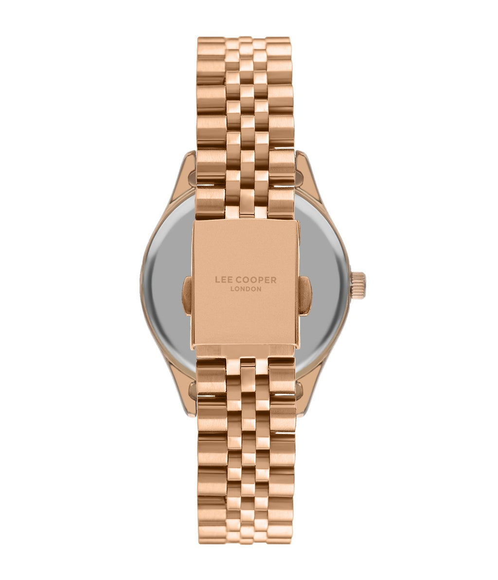 Lee Cooper LC07824.420 Women's Super Metal Rose Gold Watch - Zamana.pk