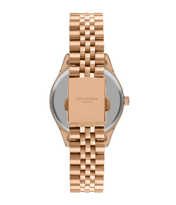 Lee Cooper LC07824.420 Women's Super Metal Rose Gold Watch - Zamana.pk