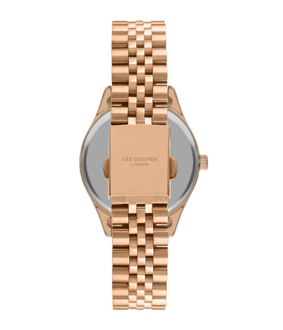 Lee Cooper LC07824.420 Women's Super Metal Rose Gold Watch - Zamana.pk