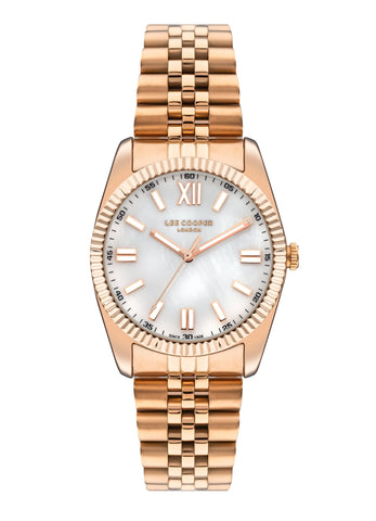 Lee Cooper LC07824.420 Women's Super Metal Rose Gold Watch - Zamana.pk