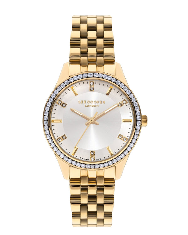 Lee Cooper LC07826.130 Women's Super Metal Gold Watch - Zamana.pk
