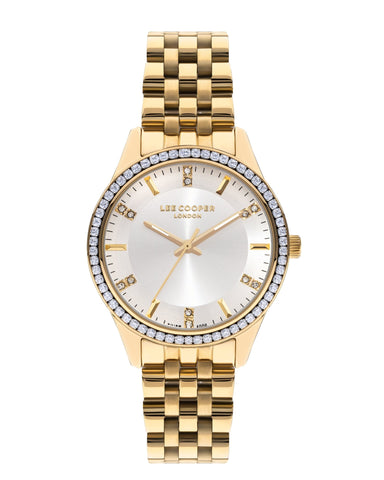 Lee Cooper LC07826.130 Women's Super Metal Gold Watch - Zamana.pk
