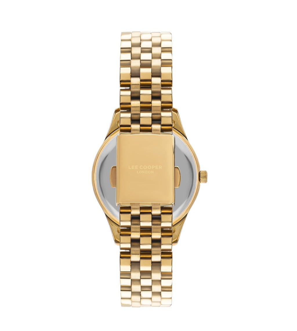Lee Cooper LC07826.130 Women's Super Metal Gold Watch - Zamana.pk